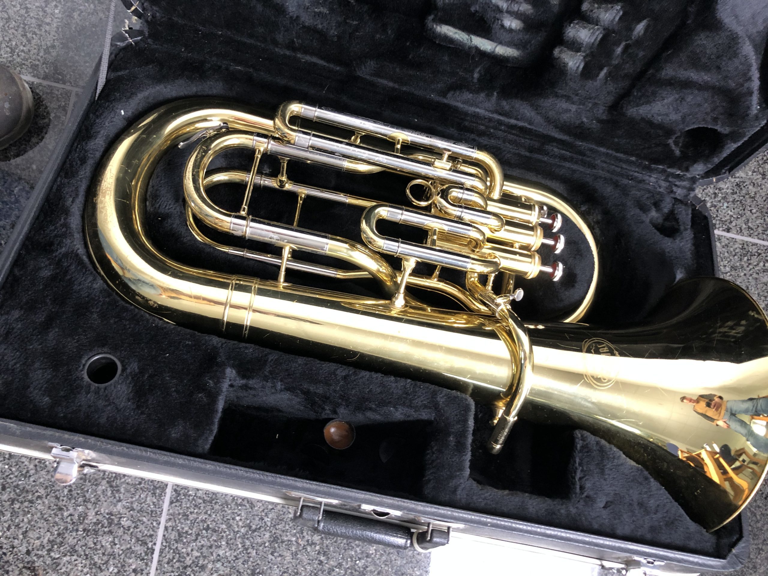 gebrauchte Instrumente- Jupiter Euphonium im Koffer